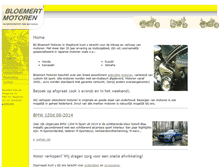 Tablet Screenshot of bloemertmotoren.nl